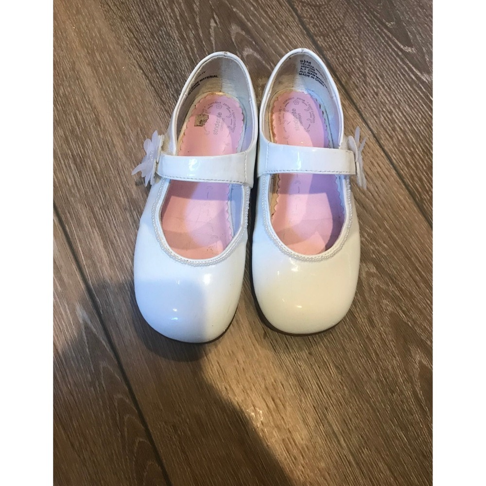 Stride Rite white patent Easter shoes‎ 9.5 - Picture 2 of 4